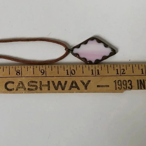 Handmade Stained  Glass Necklace - Picture 6 of 7